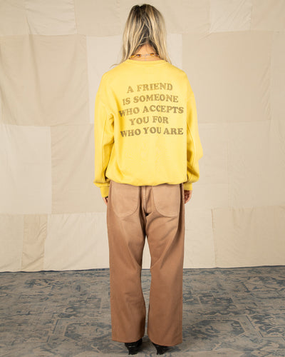 Vintage Heavy Extra Baggy Repaired Jean - Brown - Standard & Strange