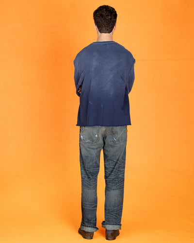 Vintage Heavy Extra Baggy Studded Jean - Indigo - Standard & Strange