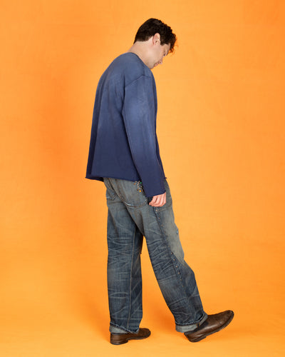 Vintage Heavy Extra Baggy Studded Jean - Indigo - Standard & Strange