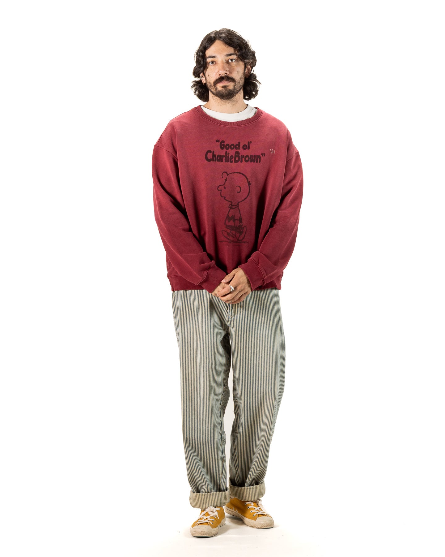 Good 'Ol Charlie Brown Sweatshirt - Red Sun Fade – Standard & Strange