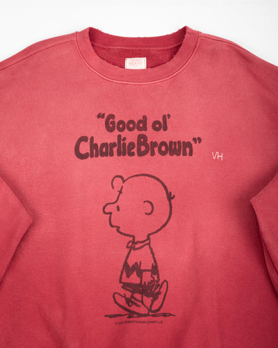Vintage Heavy Good 'Ol Charlie Brown Sweatshirt - Red Sun Fade - Standard & Strange