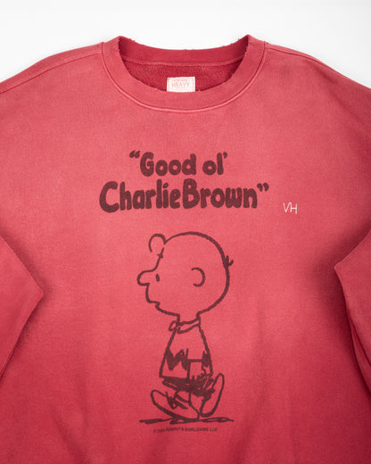 Good 'Ol Charlie Brown Sweatshirt - Red Sun Fade