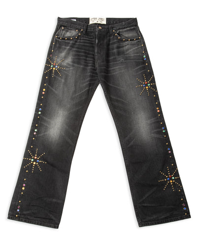 Vintage Heavy Leroy Studded Jean - Black - Standard & Strange