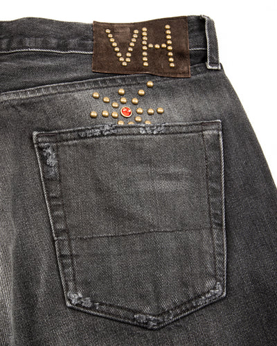 Vintage Heavy Leroy Studded Jean - Black - Standard & Strange