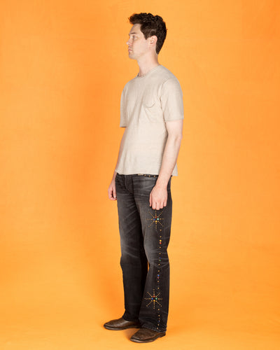 Vintage Heavy Leroy Studded Jean - Black - Standard & Strange