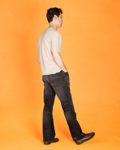 Vintage Heavy Leroy Studded Jean - Black - Standard & Strange