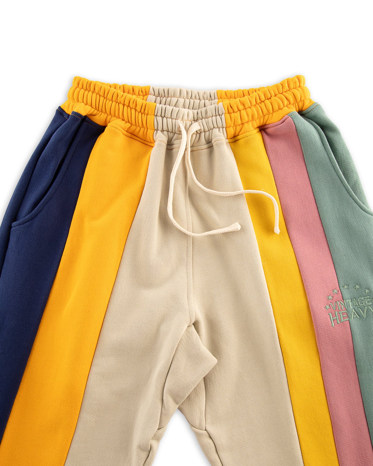 Vintage Heavy Multi Panel Fleece Pant - Multi - Standard & Strange