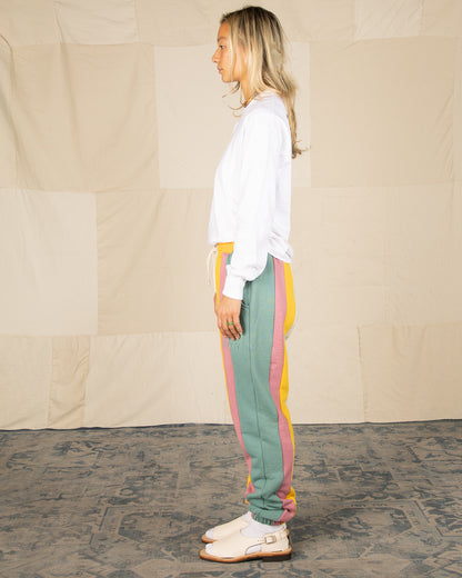 Vintage Heavy Multi Panel Fleece Pant - Multi - Standard & Strange