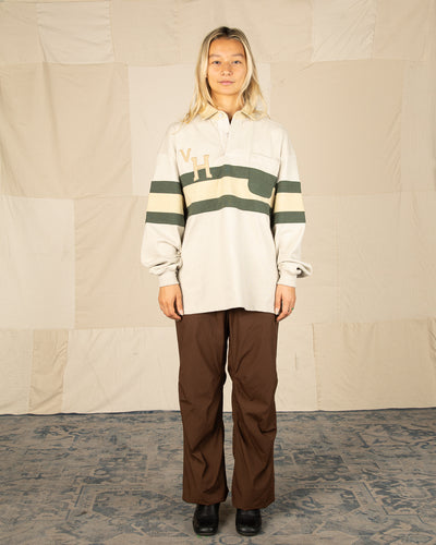 Vintage Heavy Oversized Rugby - Khaki - Standard & Strange