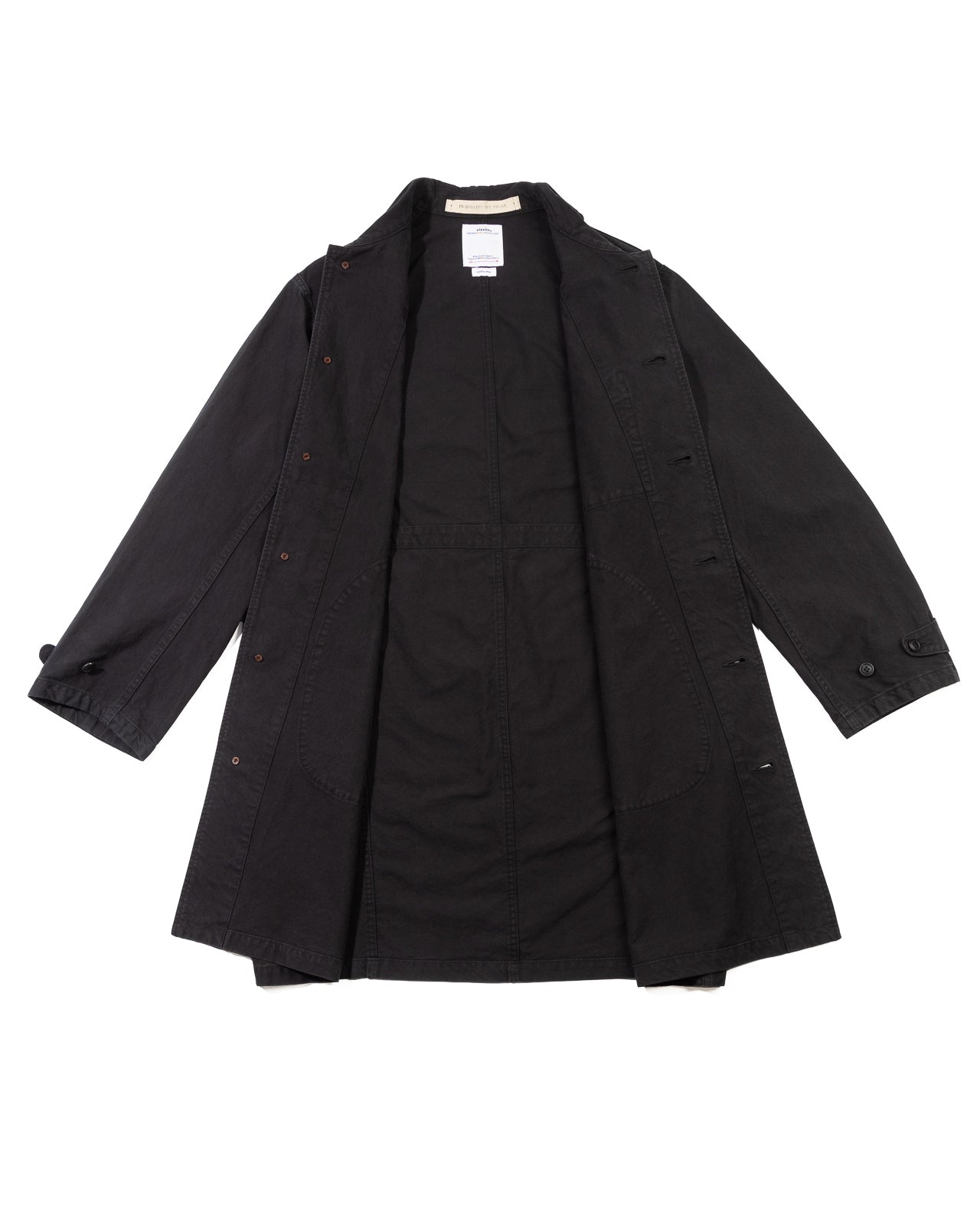 Visvim Pointer Coat - Black – Standard & Strange