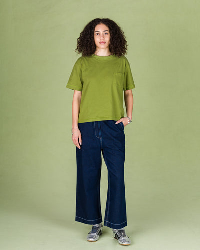 W'Menswear Bowl Tee - Matcha Green - Standard & Strange