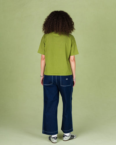 W'Menswear Bowl Tee - Matcha Green - Standard & Strange