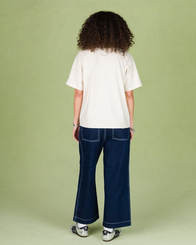 W'Menswear Bowl Tee - Oatmeal Cotton/Hemp - Standard & Strange