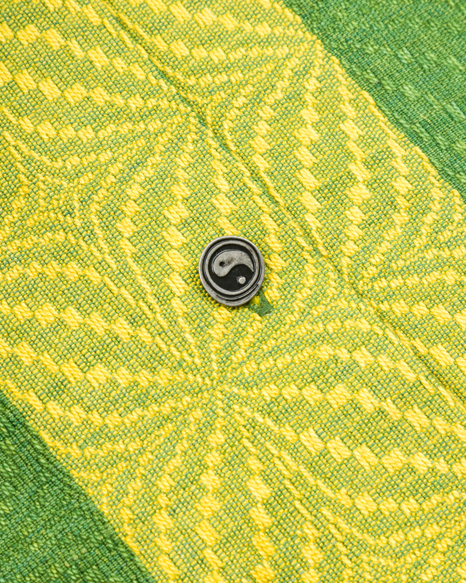 W'Menswear Bowling Shirt - Green/Yellow - Standard & Strange