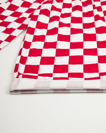 W'Menswear Burnout Pants - Red Check - Standard & Strange