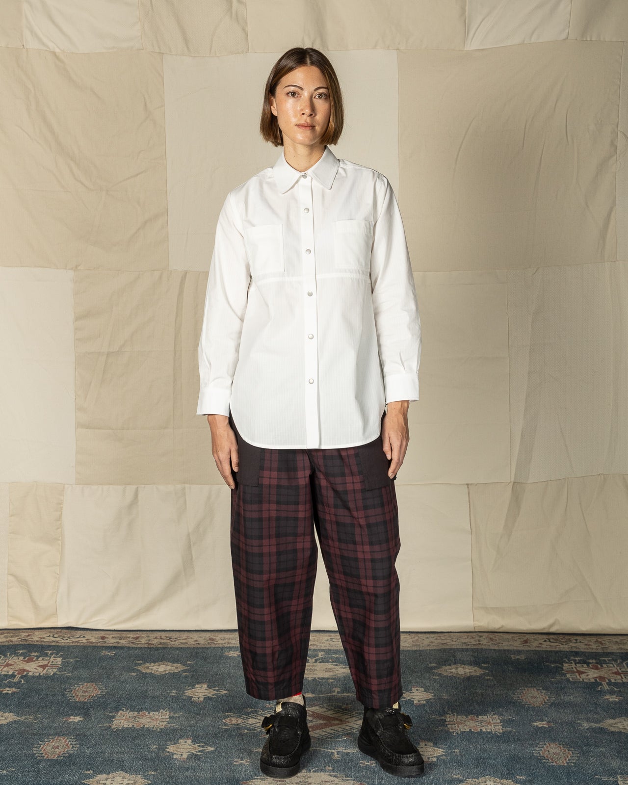 W'Menswear Crew Shirt - Off-White - Standard & Strange