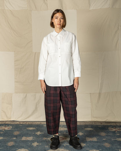 W'Menswear Crew Shirt - Off-White - Standard & Strange