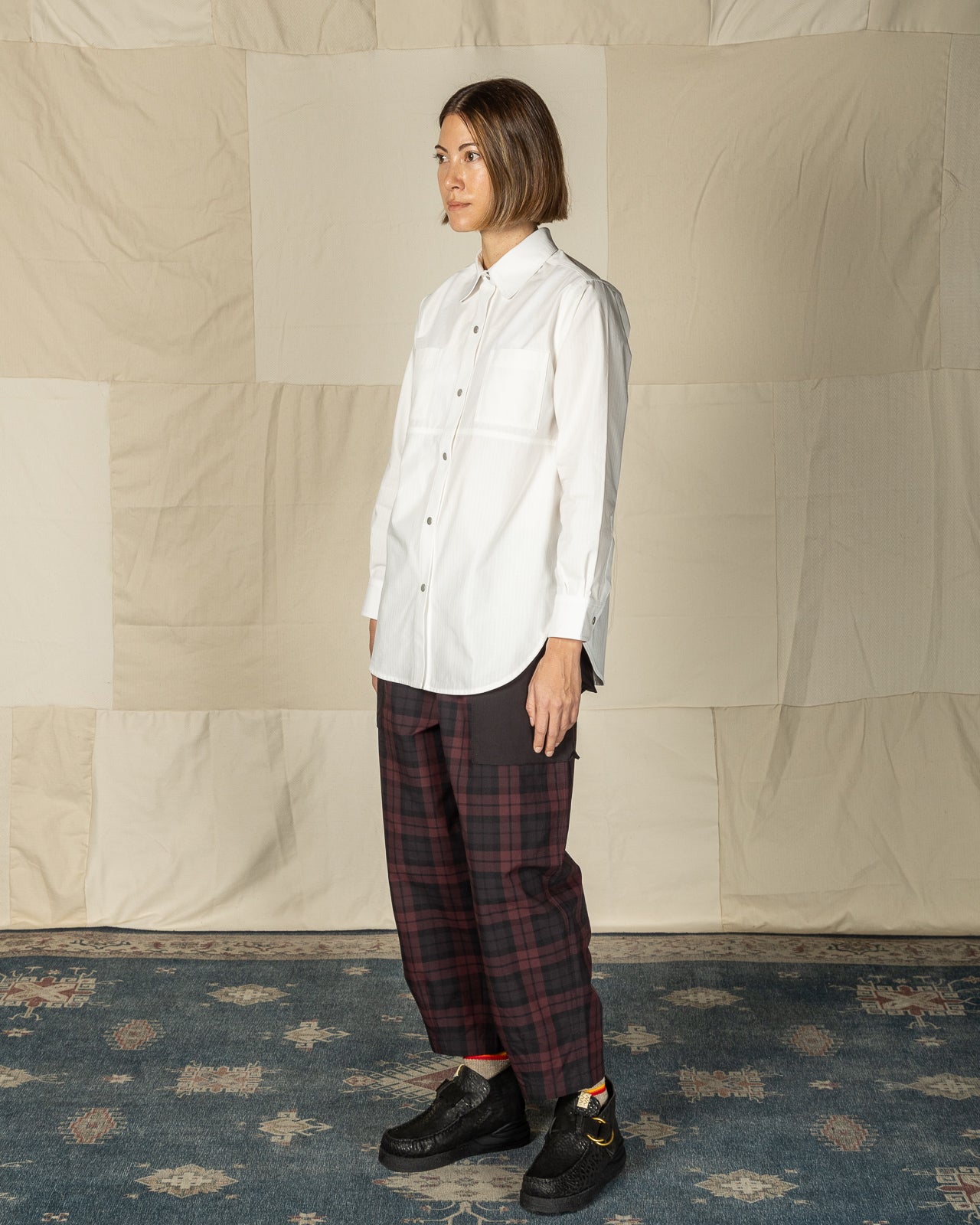 W'Menswear Crew Shirt - Off-White - Standard & Strange