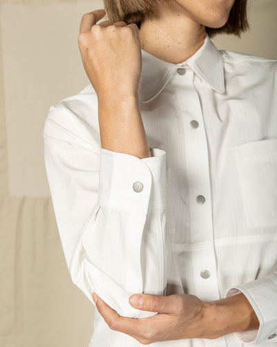 W'Menswear Crew Shirt - Off-White - Standard & Strange