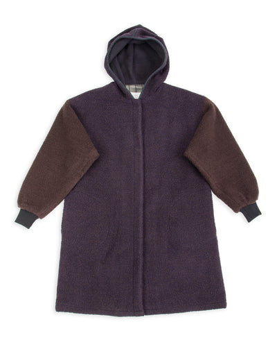 W'Menswear Dipper Coat - Navy/Brown - Standard & Strange