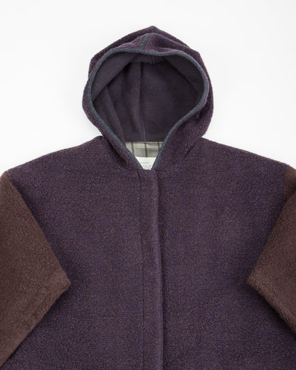 W'Menswear Dipper Coat - Navy/Brown - Standard & Strange