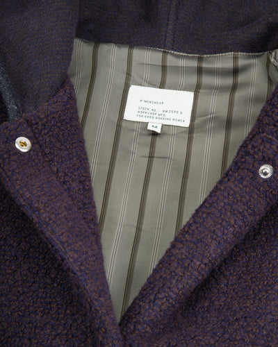 W'Menswear Dipper Coat - Navy/Brown - Standard & Strange