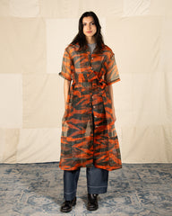 W'Menswear Garden Dress - Orange Print - Standard & Strange