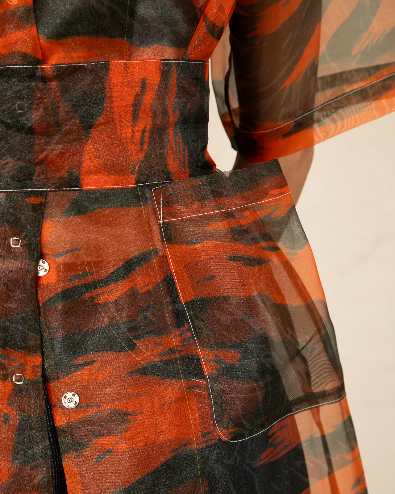 W'Menswear Garden Dress - Orange Print - Standard & Strange