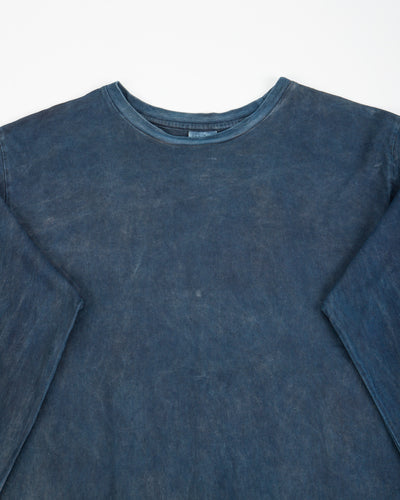 W'Menswear Gas Station Tee - Indigo/Ebony Heavy Jersey - Standard & Strange