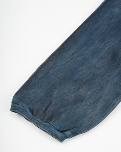 W'Menswear Gas Station Tee - Indigo/Ebony Heavy Jersey - Standard & Strange