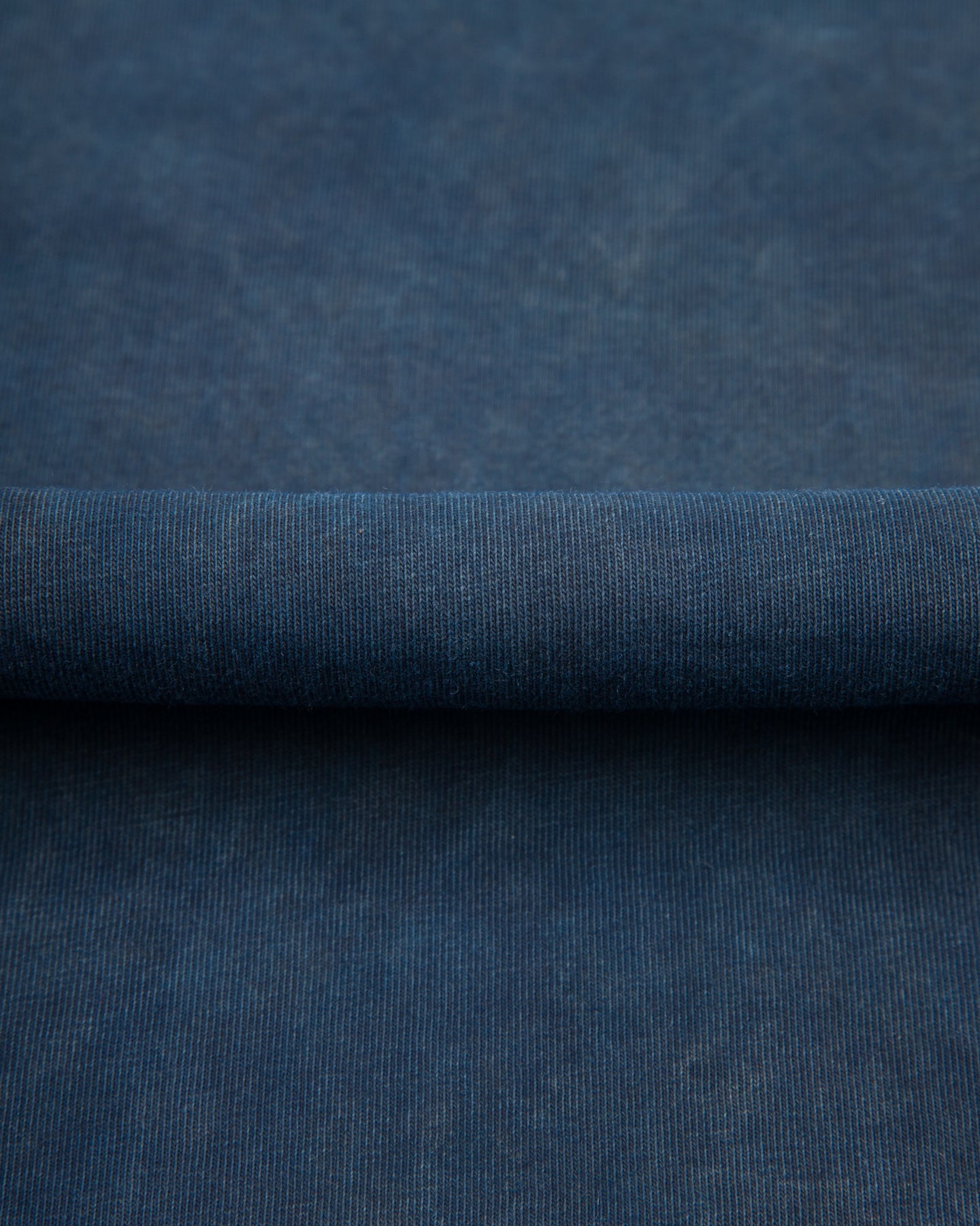 W'Menswear Gas Station Tee - Indigo/Ebony Heavy Jersey - Standard & Strange