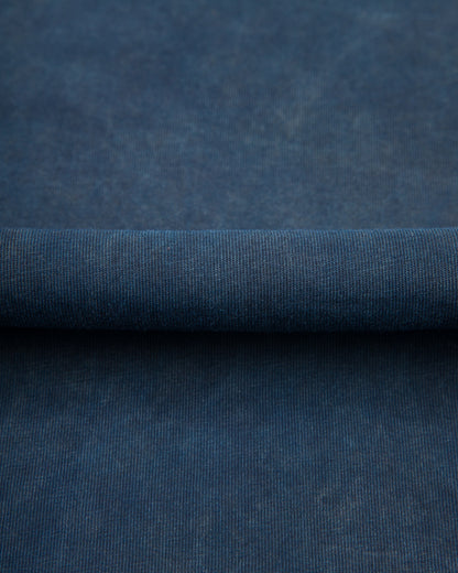 W'Menswear Gas Station Tee - Indigo/Ebony Heavy Jersey - Standard & Strange