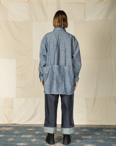 W'Menswear Mechanical Aid Shirt - Denim - Standard & Strange