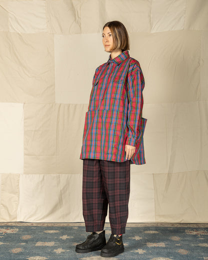W'Menswear Mechanical Aid Shirt - Red Check - Standard & Strange