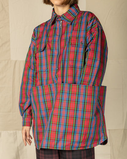W'Menswear Mechanical Aid Shirt - Red Check - Standard & Strange