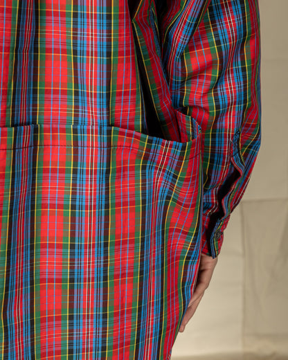 W'Menswear Mechanical Aid Shirt - Red Check - Standard & Strange