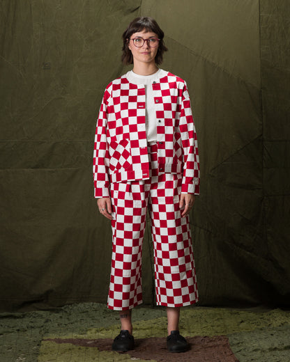 W'Menswear Mohom Shirt - Red Check - Standard & Strange