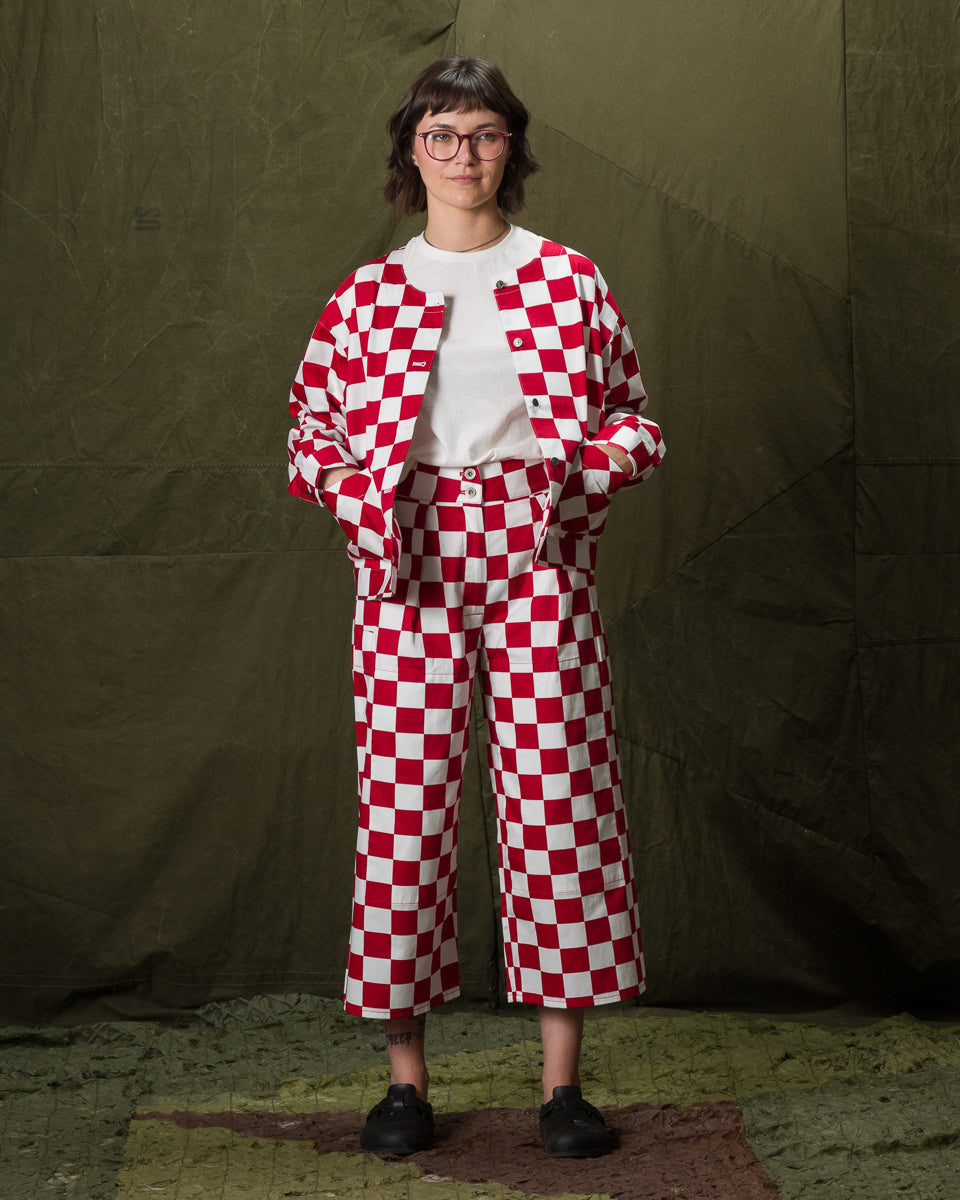 W'Menswear Mohom Shirt - Red Check - Standard & Strange