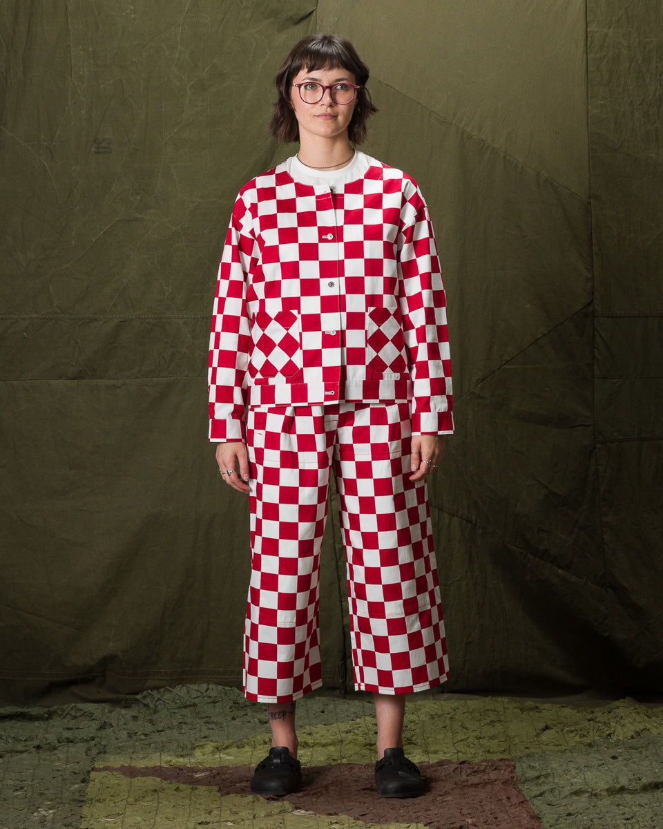 W'Menswear Mohom Shirt - Red Check - Standard & Strange