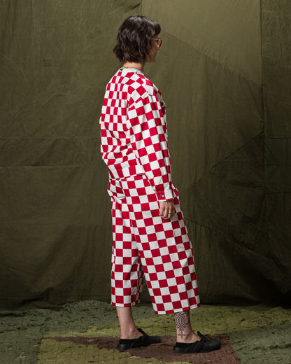 W'Menswear Mohom Shirt - Red Check - Standard & Strange