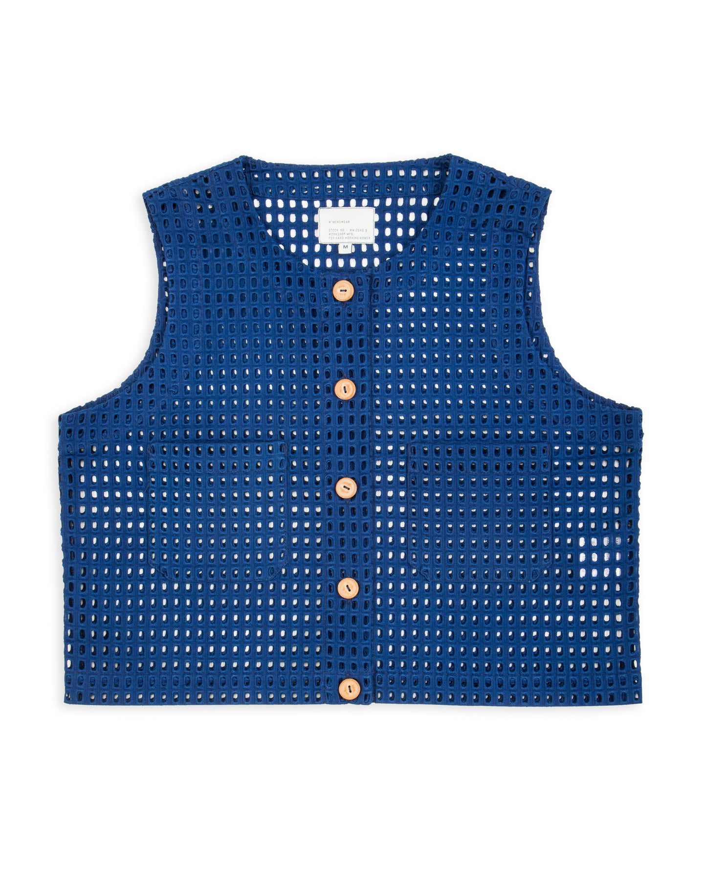 Naa Shirt - Indigo Deadstock Lace