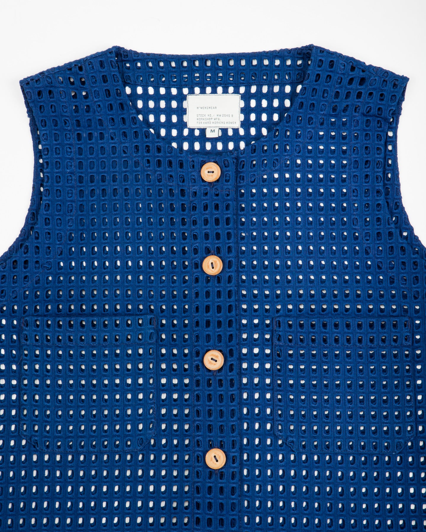 Naa Shirt - Indigo Deadstock Lace