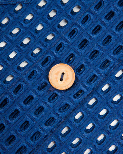 Naa Shirt - Indigo Deadstock Lace