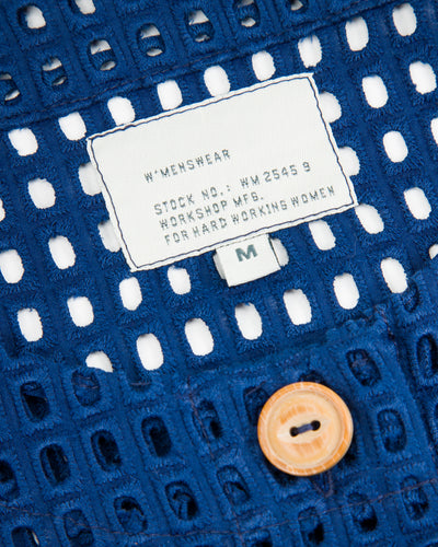 Naa Shirt - Indigo Deadstock Lace