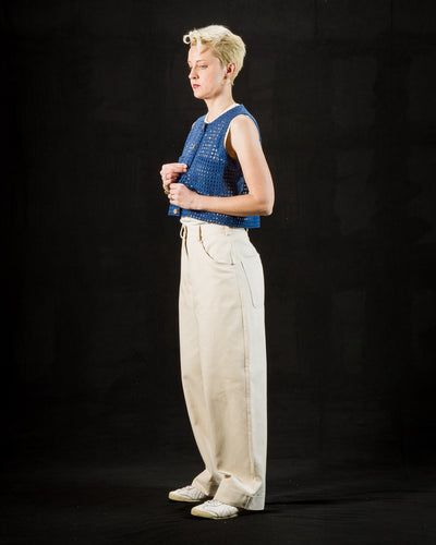 Naa Shirt - Indigo Deadstock Lace