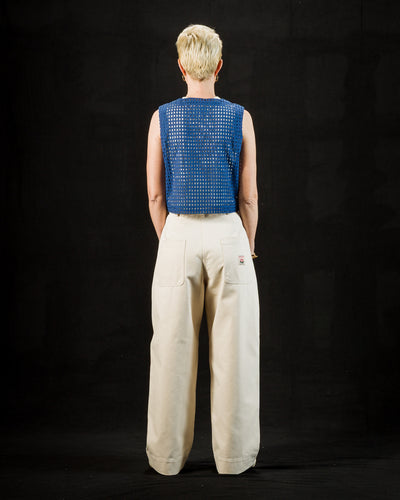 Naa Shirt - Indigo Deadstock Lace