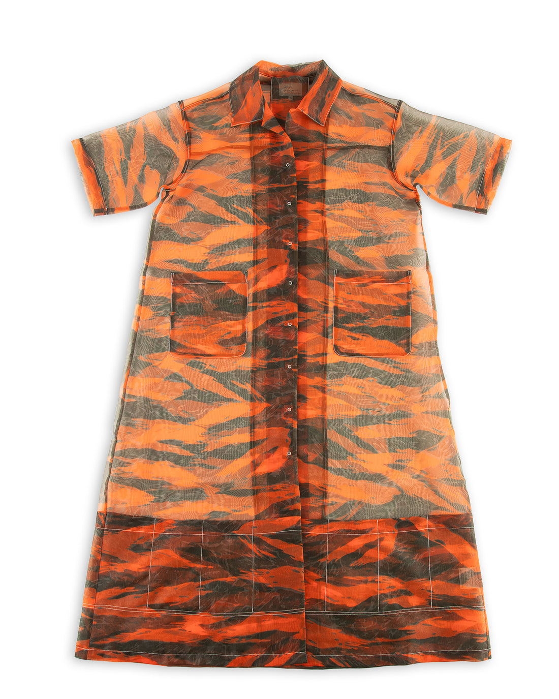 W'Menswear Garden Dress - Orange Print - Standard & Strange