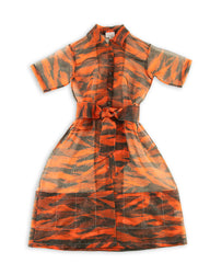 W'Menswear Garden Dress - Orange Print - Standard & Strange