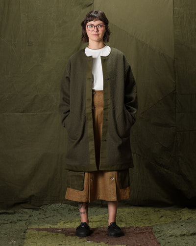 W'Menswear Rally Coat - Dark Olive - Standard & Strange