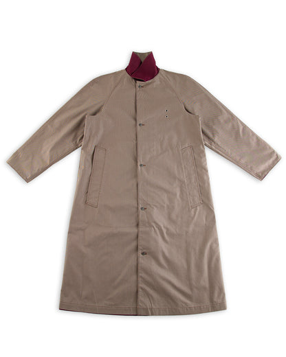 W'Menswear Reversible Cycling Trench - Burgundy - Standard & Strange